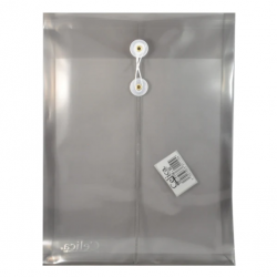 Celica Sobre con Rondana CO-F118, Paquete de 12 Piezas, Tamaño Carta, Color Humo 