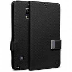 Cellairis Funda Gazette para Samsung Note 4, Negro 