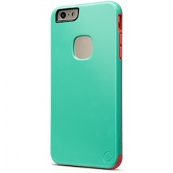 Cellairis Funda Trilogy Tropica para iPhone 6 Plus, Rojo/Turquesa 