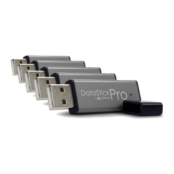 Memoria USB Centon DataStick Pro, 16GB, USB 2.0, Gris, 5 Piezas 