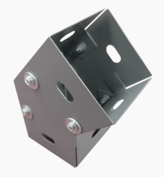 Charofil Esquina para Canaleta CH-DCH45100L, Gris 