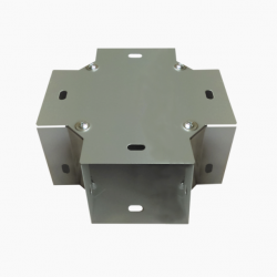 Charofil Unión en X para Canaletas CH-DCX65L, Gris 