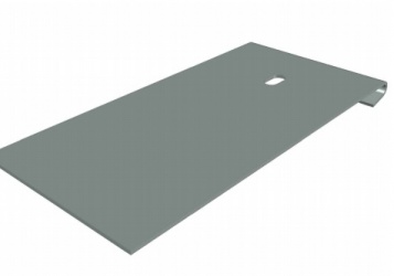 Charofil Soporte para Cámara en Charola 33mm, Electro Zinc (EZ) 