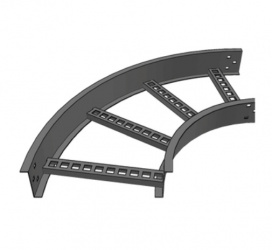 Charofil Curva Horizontal de 90°, Perfil Z, Ancho 6