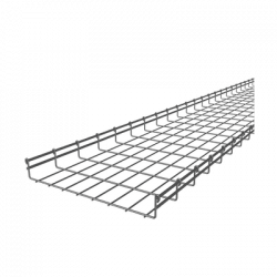 Charofil Charola Tipo Malla para Rack, 54/400mm, 3 Metros, hasta 344 Cables, Electro Zinc (EZ) 