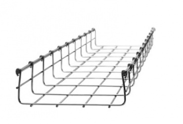 Charofil Charola Tipo Malla para Rack, 66/100mm, 3 Metros, hasta 105 Cables, Electro Zinc (EZ) 