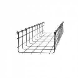 Charofil Charola Tipo Malla para Rack, 116/500mm, 3 Metros, hasta 923 Cables, Electro Zinc (EZ) 