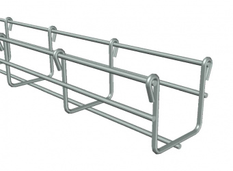Charofil Charola Tipo Malla para Rack Version Light, 54/50mm, 3 Metros, Electro Zinc (EZ) 