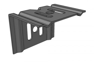 Charofil Ménsula de Pared MallaFils, 5cm, Electro Zinc (EZ) 