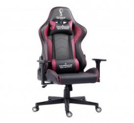 Checkpoint Silla Gamer MT-2000, hasta 180Kg, Negro/Rojo 