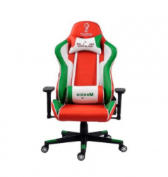 Checkpoint Silla Gamer MT-2000, hasta 180Kg, Rojo/Verde/Blanco 