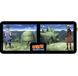 Mousepad Checkpoint Naruto Valley Of The End, 79.5 x 34.5cm, Grosor 4mm, Negro 