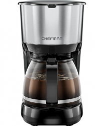 Chefman Cafetera de Goteo RJ14-10-SS-MX, 10 Tazas 