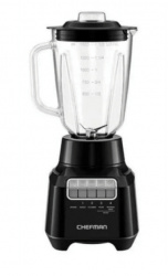 Chefman Licuadora RJ27-15GPI-NE, 1.5 Litros, 400W, 4 Velocidades, Negro  