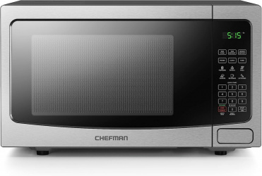 Chefman Horno de Microondas RJ55-SS-11-MX, 1.1 Pies Cúbicos, 1500W, 31 Litros, Plata 