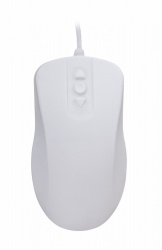 Mouse Cherry Sellado para Uso Médico AKPMH12, USB, 1000DPI, Blanco 