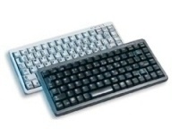Teclado Cherry G84-4100LCAUS-0, Alámbrico, USB + PS/2, Gris (Inglés) 