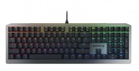 Teclado Gamer Cherry MV 3.0 RGB, Teclado Mecánico, Switch MV Red, Alámbrico, Negro (Inglés) 