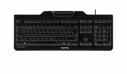 Teclado Cherry KC1000, Alámbrico, USB, Negro (Inglés) 