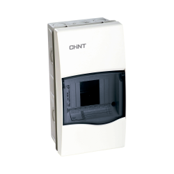 Chint Tablero de Subdistribución y Alumbrado CD40E04, 4 Módulos, Blanco 