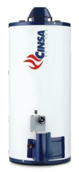 Cinsa Calentador de Agua C-101-LP, Gas L.P., 240 Litros/Hora, Azul/Blanco 