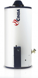 Cinsa Calentador de Agua C-302, Gas Natural, 106 Litros, Azul/Blanco 