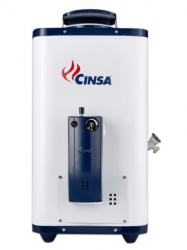 Cinsa Calentador de Agua CDP-09-NAT, Gas Natural, 624 Litros/Hora, Negro/Blanco 