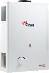 Cinsa Calentador de Agua CIN-06, Gas L.P., 6 Litros/Hora, Blanco 