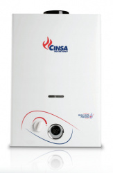 Cinsa Calentador de Agua Interior Cin-06 E Básico, Gas natural, 6 l/min  