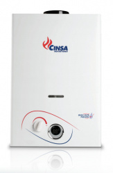 Cinsa Calentador de Agua CIN-11 B NAT, Gas Natural, 480 Litros/Hora, Blanco 