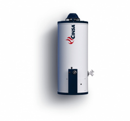 Cinsa Calentador de Agua CL-151, Gas L.P., 59 Litros, Azul/Blanco 
