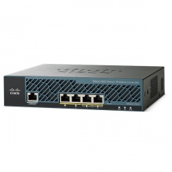 Cisco 2504 Wireless Controller para Access Point, 1000 Mbit/s, 5x RJ-45, 5 Licencias AP 