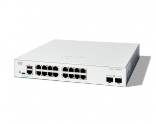 Switch Cisco C1200-16T-2G, 16 Puertos Gigabit Ethernet 10/100/1000, 2 Puertos SFP, 36 Gbit/s, 8000 Entradas, Administrado  