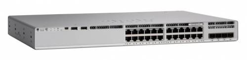Switch Cisco Gigabit Ethernet C9200L, 24 Puertos 10/100/1000Mbps PoE + 8 Puertos SFP, 292 Gbit/s, 16.000 Entradas - Administrable 