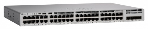 Switch Cisco Gigabit Ethernet Catalyst 9200L Network Advantage, 48 Puertos PoE+, 4x1G Uplink, 104 Gbit/s, 16.000 Entradas - No Administrable ― ¡Requiere licencia de DNA para su funcionamiento, consulta nuestro servicio al cliente! 