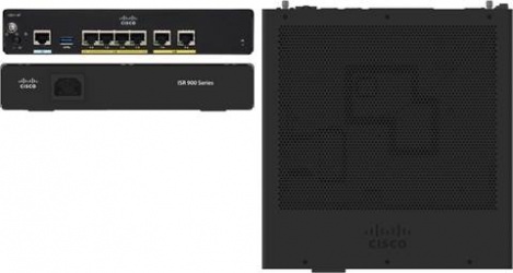 Router Cisco 921 Servicios Integrados, 2x Gigabit Ethernet WAN, 4x Gigabit Ethernet Administrables 