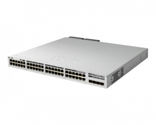Switch Cisco Gigabit Ethernet Catalyst 9300L, 48 Puertos 10/100/1000 + 4 Puertos SFP, 104 Gbit/s, 32.000 Entradas - Administrable ― ¡Requiere licencia de DNA para su funcionamiento, consulta nuestro servicio al cliente! 