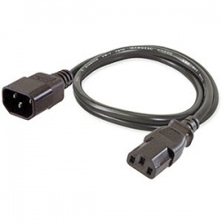 Cisco Cable de Poder C13 Coupler - C14 Coupler, 2 Metros, Negro 