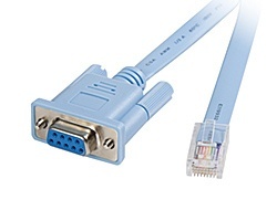 Cisco Cable Patch RJ45 - DB9F, 1.8 Metros, Gris 