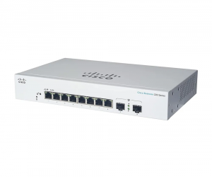 Switch Cisco Gigabit Ethernet Business CBS220, 8 Puertos 10/100/1000 Mbps + 2 SFP, 20 Gbit/s, 8192 Entradas  - Administrable 