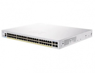Switch Cisco Gigabit Ethernet CBS250, 48 Puertos 10/100/1000Mbps + 4 Puertos SFP, 104 Gbit/s, 8000 Entradas - Administrable 