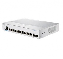 Switch Cisco Gigabit Ethernet CBS250, 8 Puertos 10/100/1000 + 2 Puertos SFP, 8000 Entradas - Administrable 