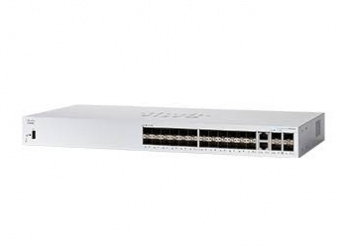 Switch Cisco Gigabit Ethernet Business 350, 24 Puertos SFP + 2 Puertos SFP Uplink + 2 Puertos Gigabit Combo RJ45/SFP, 56 Gbit/s, 16000 Entradas - Administrable 