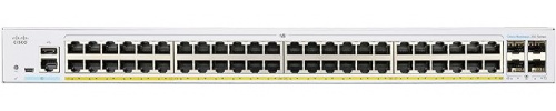 Switch Cisco Gigabit Ethernet Business 350, 48 Puertos PoE+ 10/100/1000Mbit/s + 4 Puertos SFP, 16.000 Entradas - Administrable 