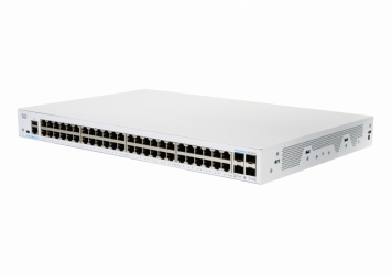 Switch Cisco Gigabit Business Ethernet CBS350, 48 Puertos 10/100/1000Mbps + 4 Puertos SFP,  16.000 Entradas - Administrable 