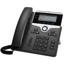 Cisco Teléfono IP CP-7821-K9 con Pantalla 3.5'' 7821, Alámbrico, 2 Líneas, Altavoz, Negro/Plata ― ¡Requiere licencia consulta con servicio al cliente! 
