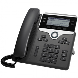 Cisco Teléfono IP con Pantalla 3.5'' 7841, Alámbrico, 4 Líneas, Altavoz, Negro/Plata ― ¡Requiere licencia consulta con servicio al cliente! 