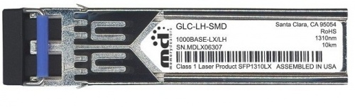 Cisco 1000BASE-LX/LH SFP Módulo Transceptor para MMF y SMF GLC-LH-SMD=, 10.000m, 1300nm, 1000 Mbit/s 