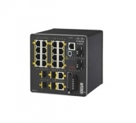 Switch Cisco Fast Ethernet IE-2000-16TC-G-N, 16 Puertos 10/100Mbps + 2 Puertos SFP, 8000 Entradas - Administrable 