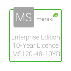 Cisco Meraki Licencia y Soporte Empresarial, 1 Licencia, 10 Años, para MS120-48 